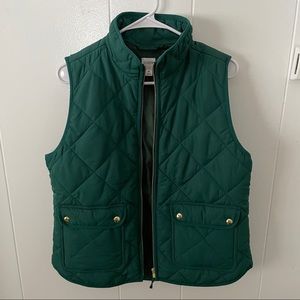 J Crew Forest Green Vest